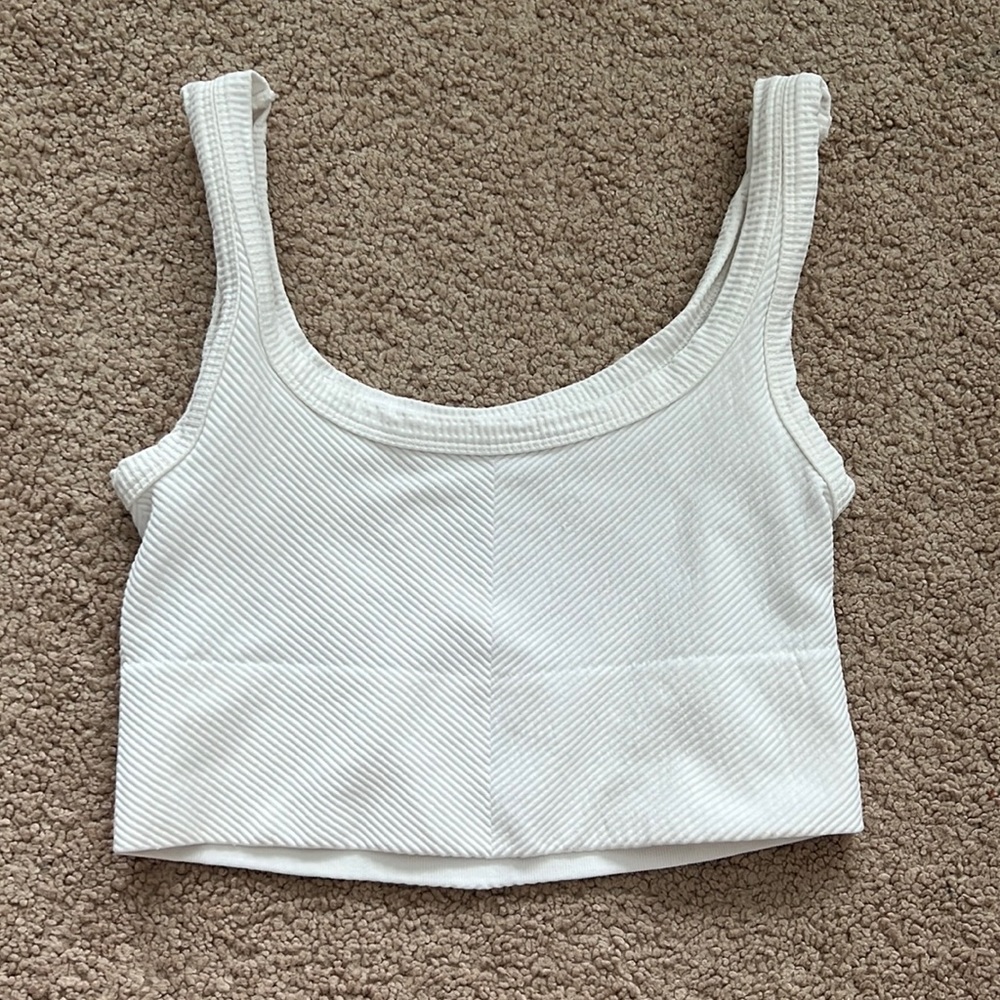 White Crop Top